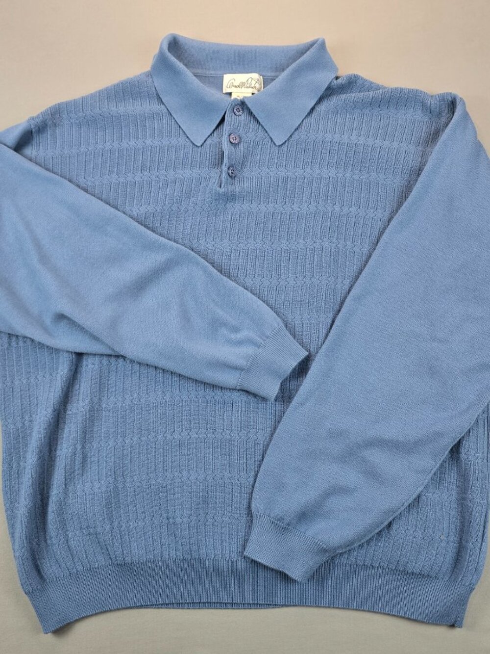 Vintage Arnold Palmer Classic Golf Knit Button Polo Shirt - XL